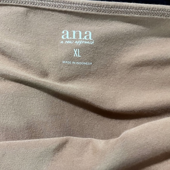 a.n.a 2 Tank Top Bundle, Black, Tan, Spaghetti Straps, Size XL - Picture 3 of 4